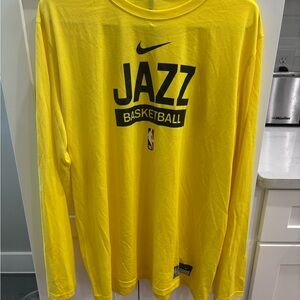 Utah Jazz Basketball Long Sleeve Shirt